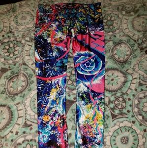 Trippy leggings (headspace) XL festival wear